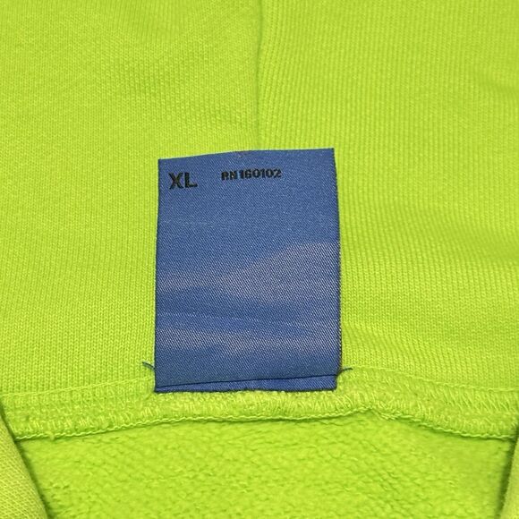 Official Frank Ocean Blonded Radio Hoodie Neon Green XL Blonde Merch - Picture 5 of 5